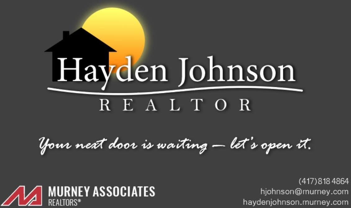 Hayden Johnson, your premier local real estate services agent.